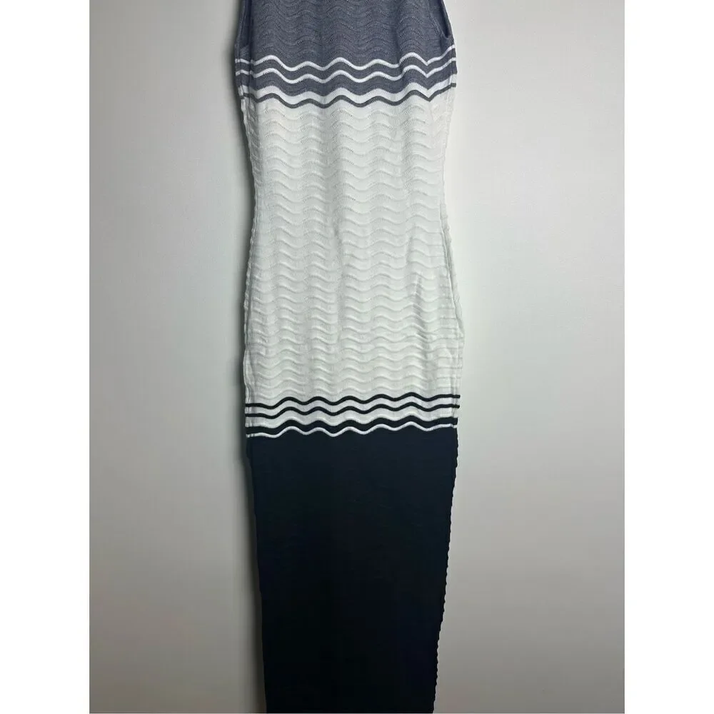 Sleeveless Sweater Maxi Dress